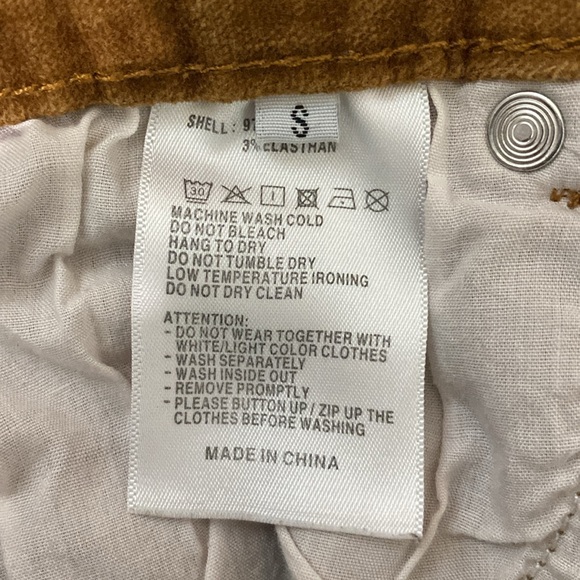 Brandy Melville Tan Corduroy Mini Skirt, Size Small - Picture 6 of 8